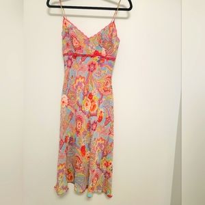 Whimsical spaghetti strap dress.